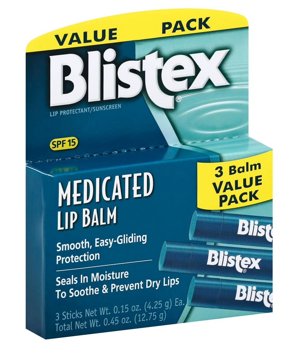 Blistex Moisturizing Lip Balm For Dry and Chapped Lips- Prevents Drying and Relieves Cracked Lips