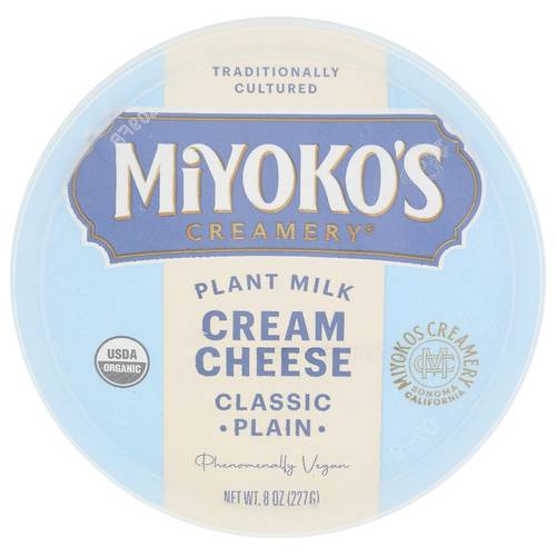 Miyoko's Organic Plain Vegan Cream Cheese