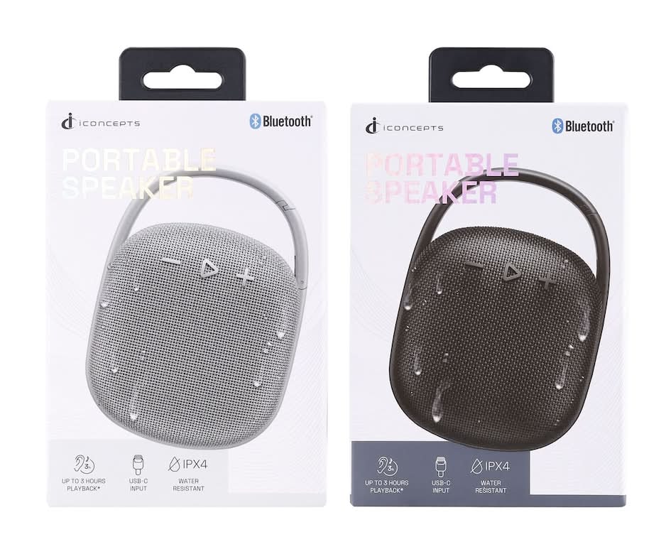 iConcepts Portable Bluetooth Speaker