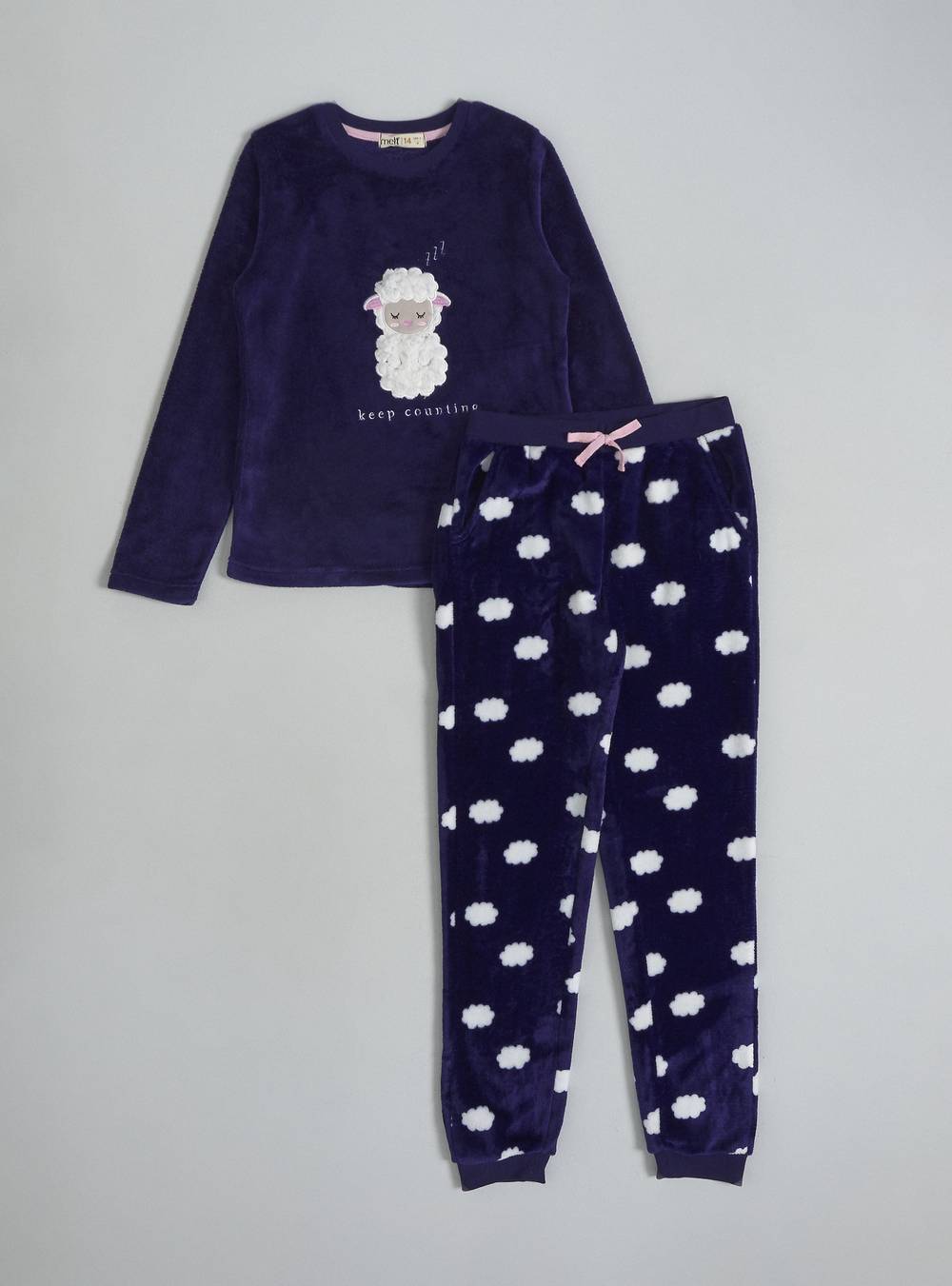 Melt pijama polar teena (t/16a/diseño 1)