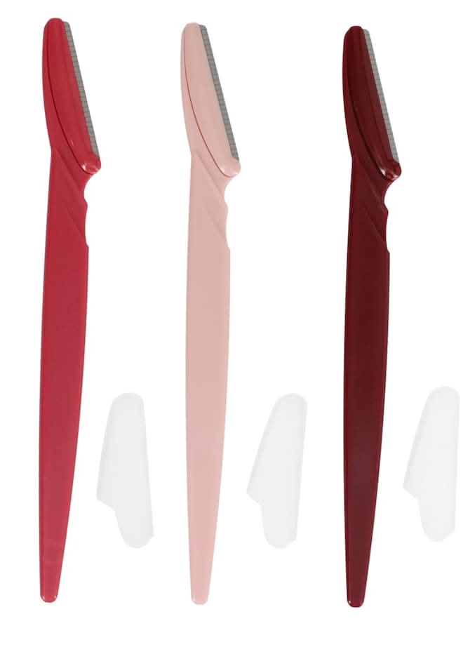Sassy + Chic Eyebrow Razors, Assorted (3 ct)
