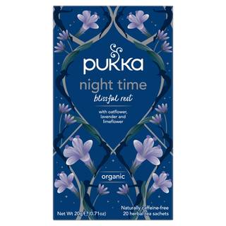 Pukka Organic Night Time 20 Herbal Tea Sachets 20g