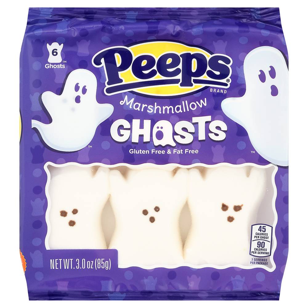 Peeps Marshmallow Ghosts (3 oz, 6 ct)