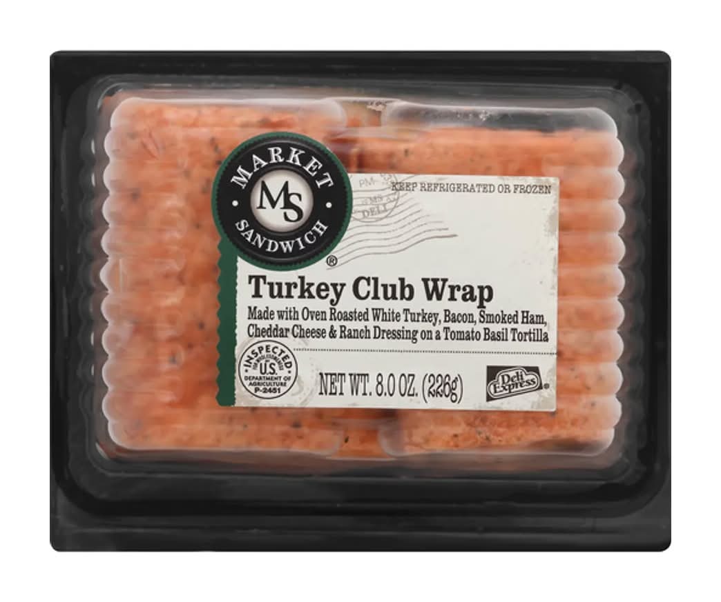 Market Sandwich Turkey Club Wrap
