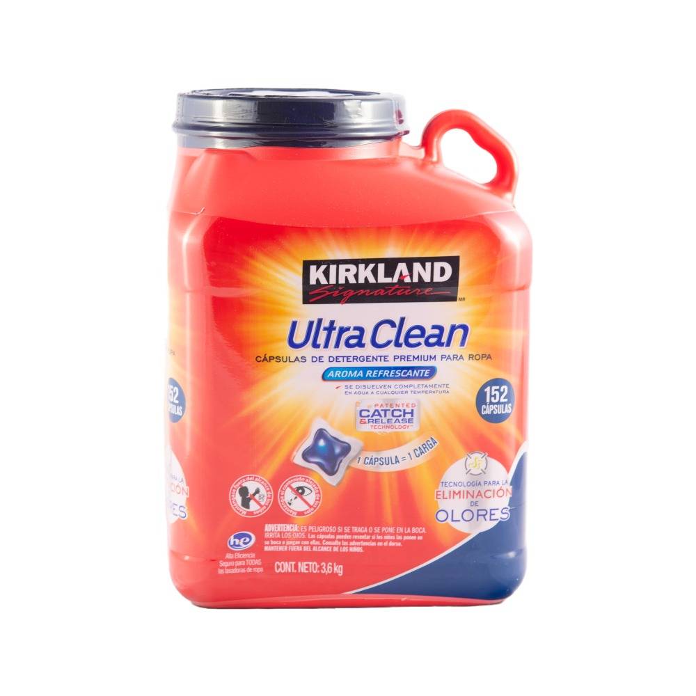 Kirkland signature cápsulas de detergente ultra clean