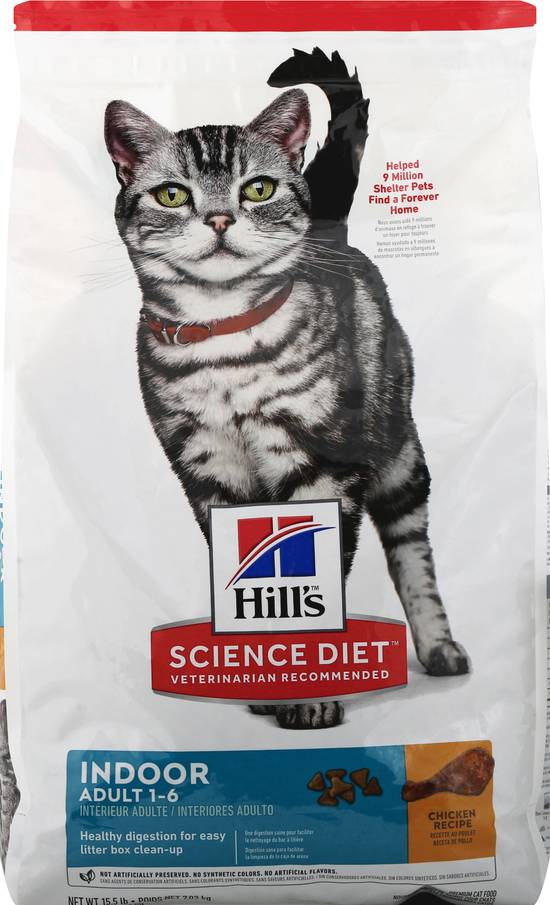 Hill's Science Diet Chicken Recipe Indoor Adult 1-6 Cat Food