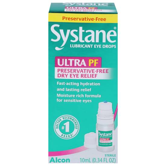Systane Lubricant Eye Drops Ultra Pf