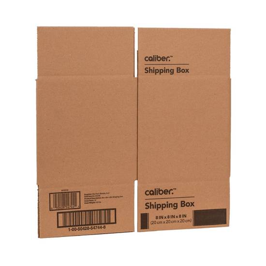 Caliber Shipping Box, 8in x 8in x 8in