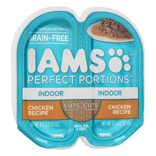 Iams Perfect Portions Cuts in Gravy Grain-Free Chicken Recipe Cat Food
