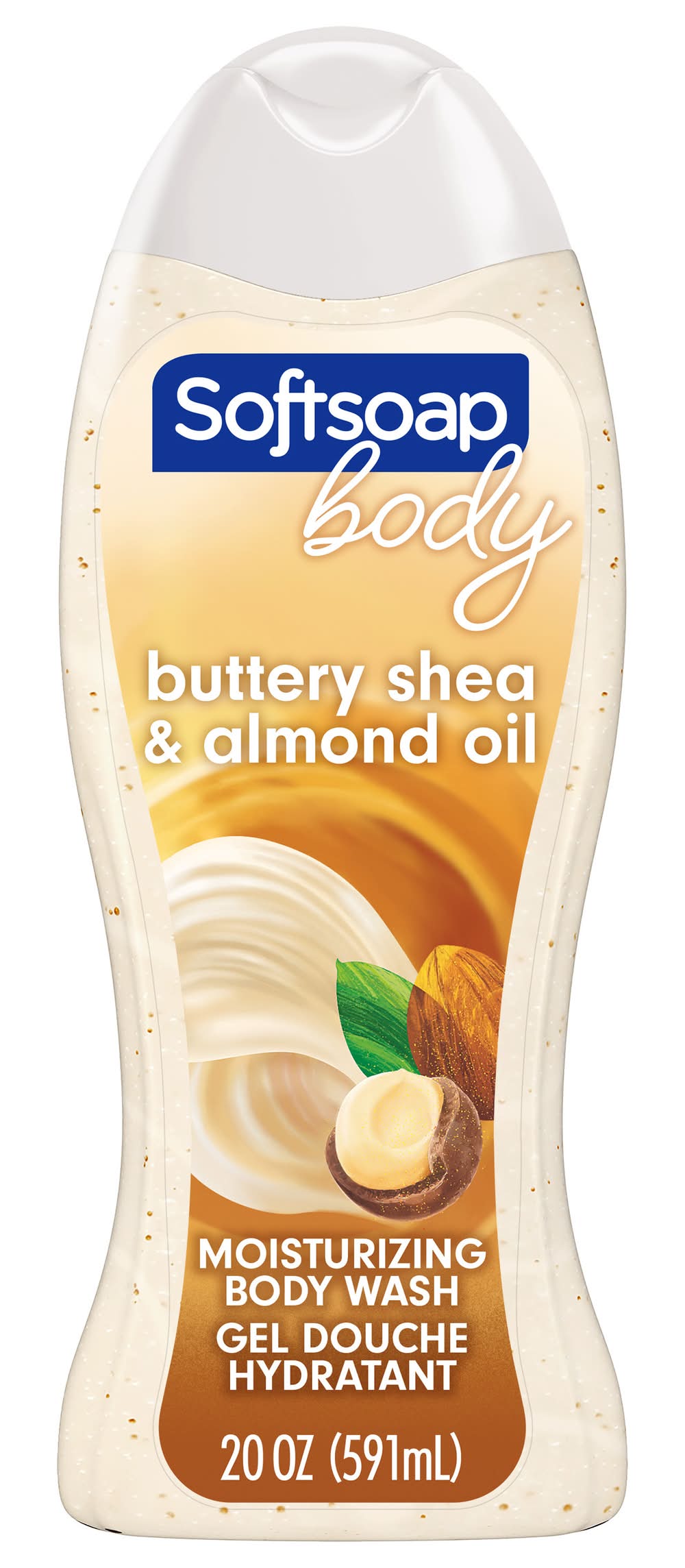 Softsoap Moisturizing Body Wash, Buttery Shea-Almond Oil (20 fl oz)
