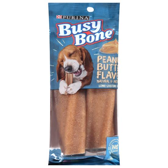 Purina Busy Bone Peanut Butter Flavor Dog Treats (2 ct)