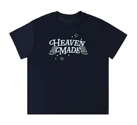 Heaven Made Graphic Tee Large Dark Blue