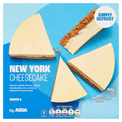 ASDA Vanilla, New York Cheesecake (450g)