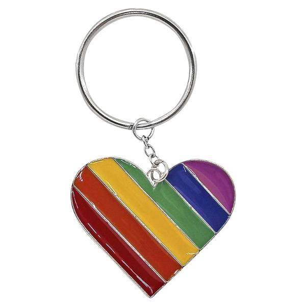 Keychain Rainbow Heart