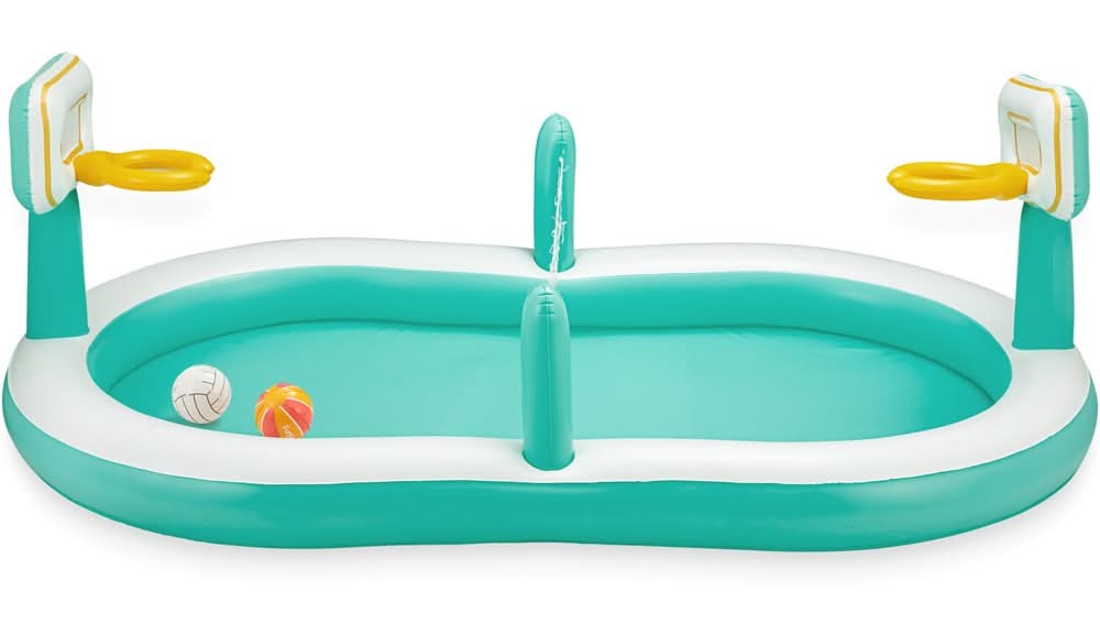 Funsicle Sports Arena 9.8 ft Inflatable Kids' Pool, Bright Green / White