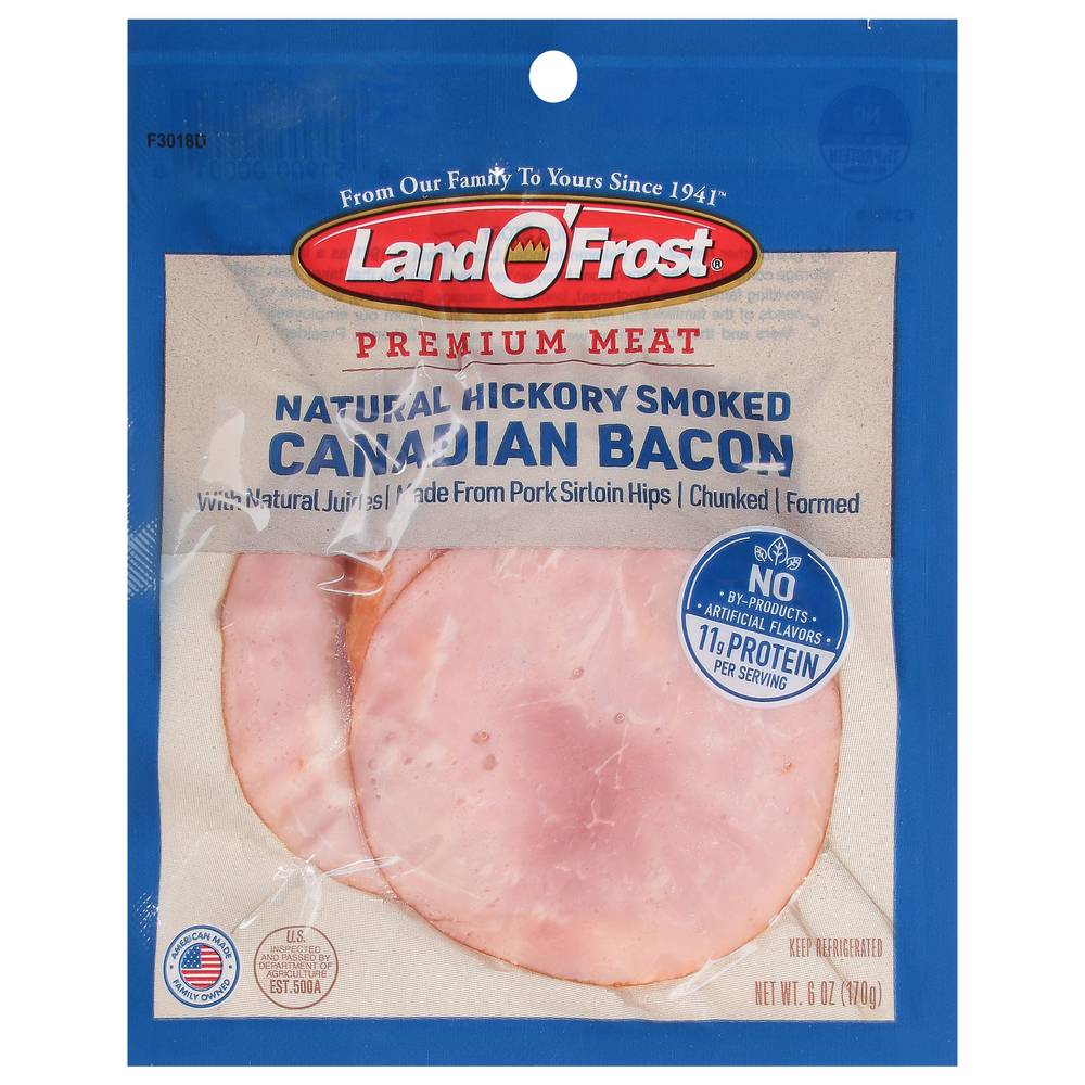 Land O' Frost Hickory Smoked Canadian Bacon (6 oz)