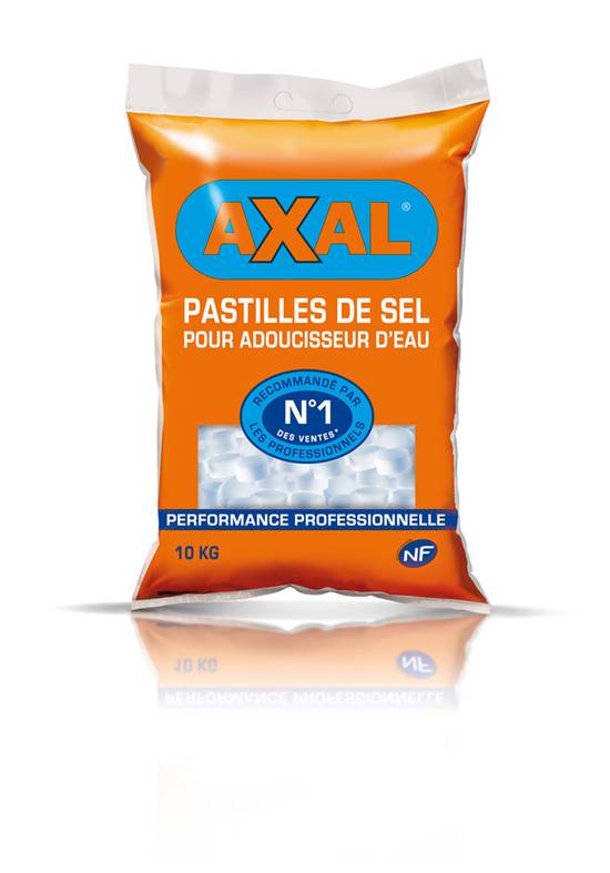 Axal - Sel régénérant en pastilles pour adoucisseur d'eau