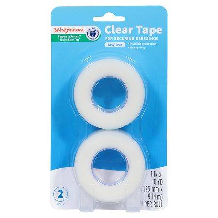Walgreens Clear Tape 1" X 10 Yards (2 ct)