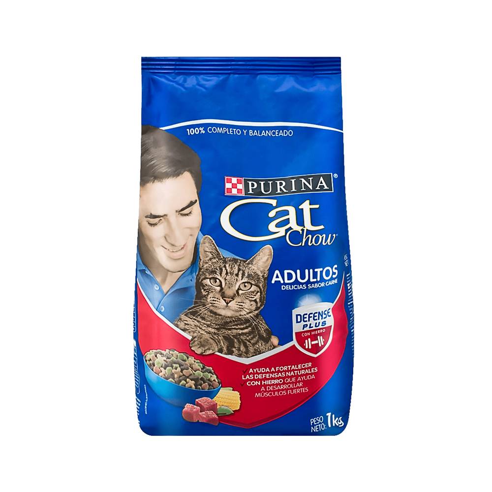 Cat chow alimento gato adulto carne (bolsa 3 kg)