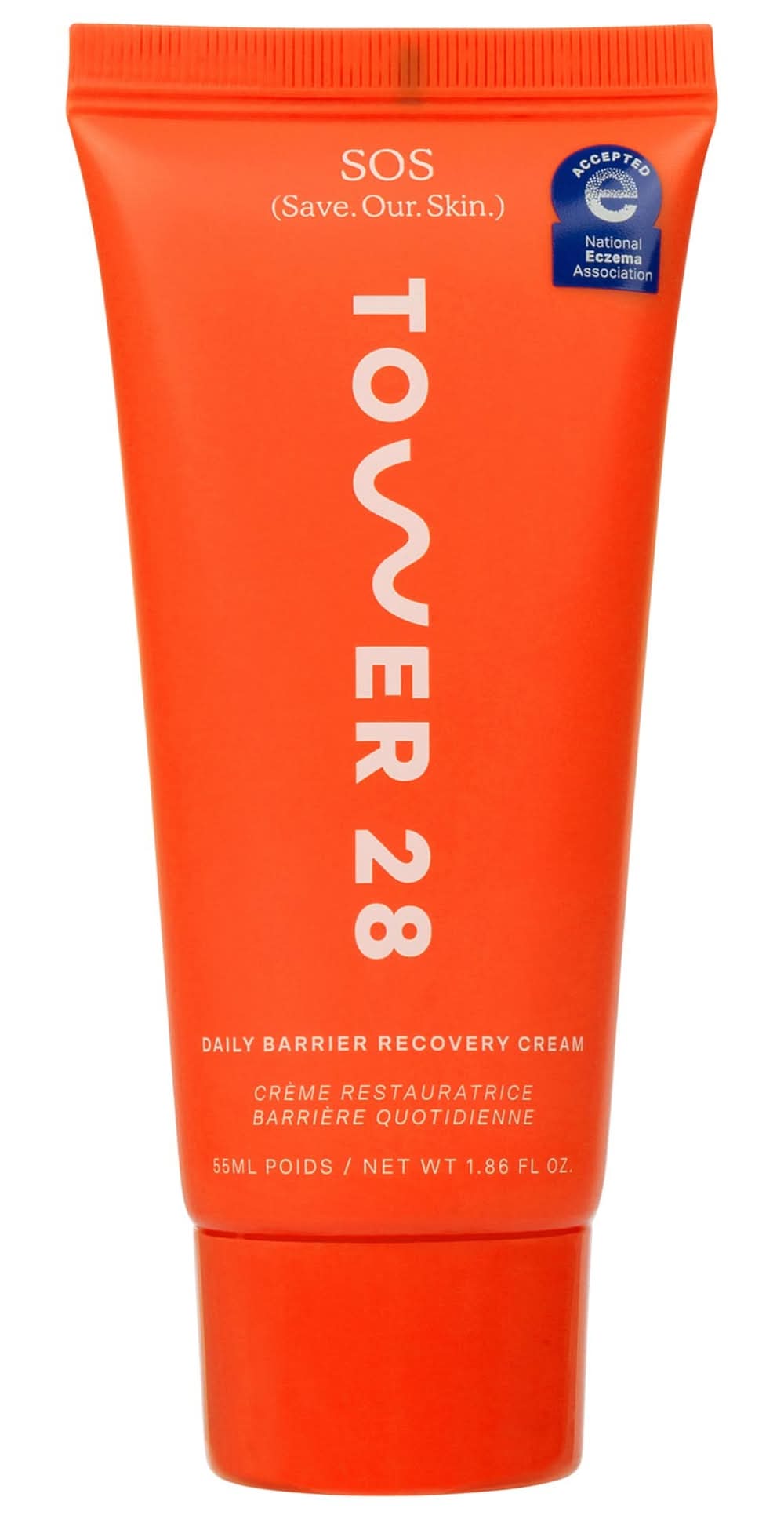 Tower 28 Beauty SOS Daily Skin Barrier Redness Recovery Moisturizer 1.86 oz / 55 ml