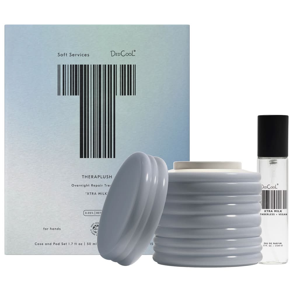 Soft Services Soft Services x DedCool — Theraplush “Xtra Milk” Retinol Hand Repair Cream + Travel Size Perfume Spray Gift Set