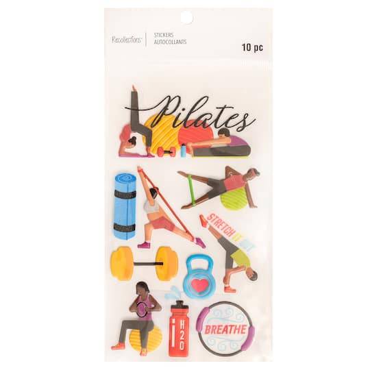 Pilates Dimensional Stickers By Recollections