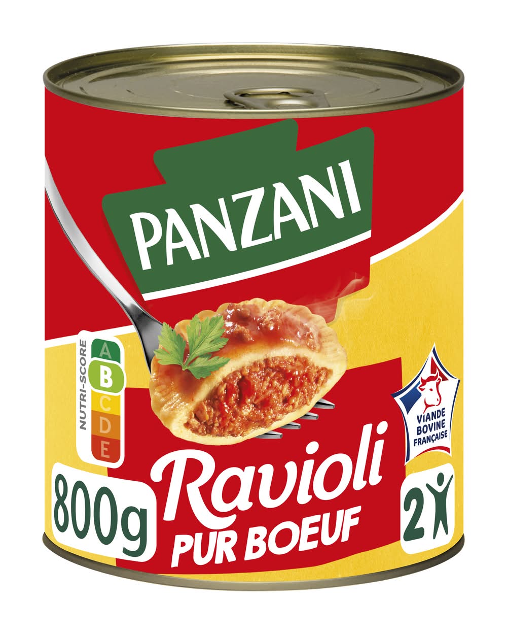 Panzani - Plat cuisiné ravioli pur boeuf (800g)