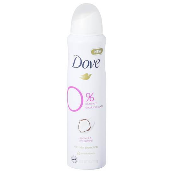 Dove Coconut & Pink Jasmine Aluminum Free Deodorant Spray