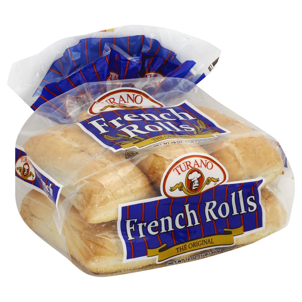 Turano French Rolls, The Original (16 oz)