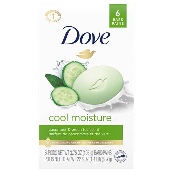 Dove Go Fresh Cool Moisture With Cucumber & Green Tea Beauty Bar
