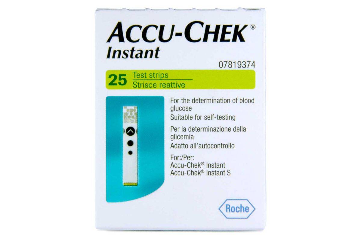 Accu-Chek� Instant Blood Glucose Test Strips - 25 Strips