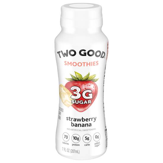 Two Good Yogurt Cultured Smoothie Drink (strawberry banana)