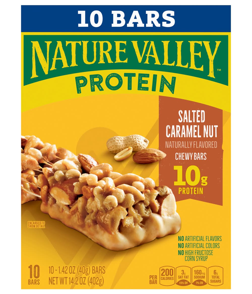 Nature Valley Protein Chewy Bars Salted Caramel Nut (14.2 oz)