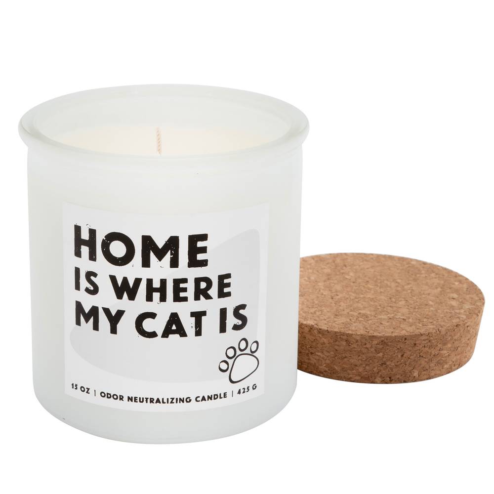 Northern Lights Candles Home Is Where My Cat Is Odor Eliminating Candle