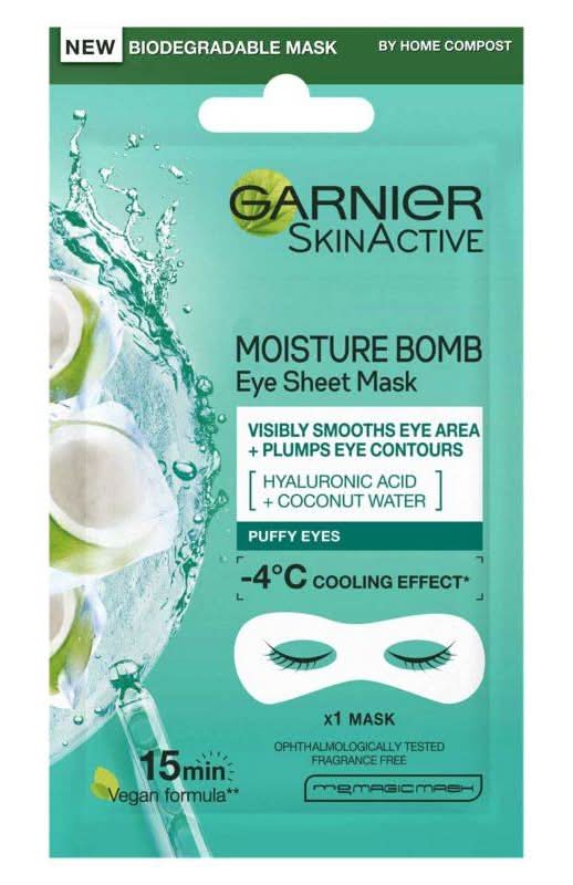 Garnier Coconut, Moisture Bomb Eye Sheet Mask (6g)