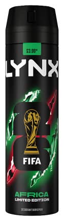 Lynx Squeezed Mandarin, Sandalwood, Aerosol Africa Bodyspray (200ml)
