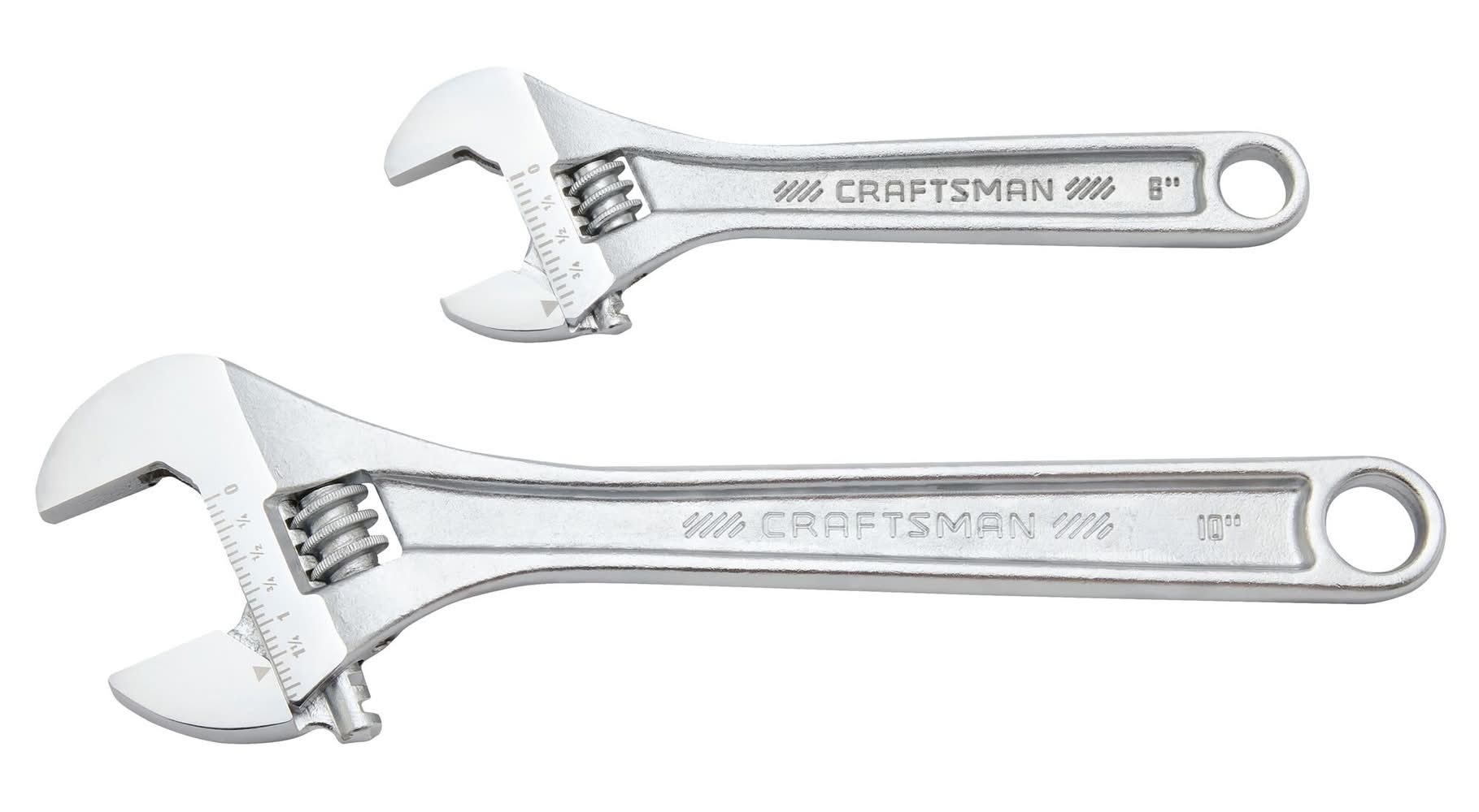 CRAFTSMAN Adjustable Wrench Set 2 -Piece