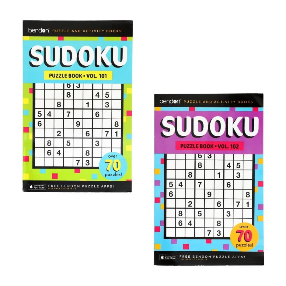 Bendon Sudoku Puzzle Books, Assorted (2 ct)