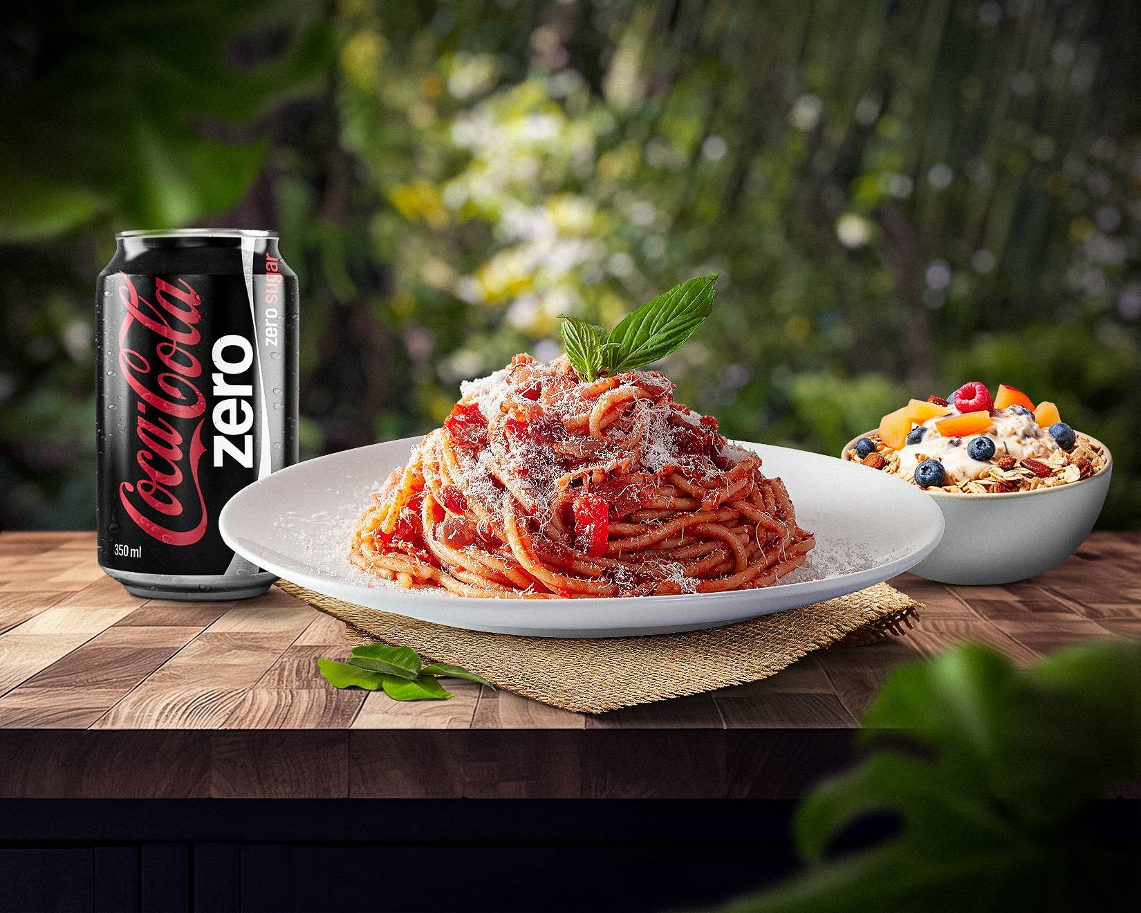 Menu pâtes à la Bolognaise