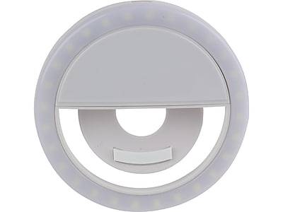 Vivitar Clip-On LED Ring Light, White (MOV1010NOCT3524)