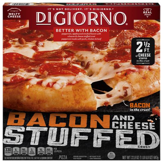 Digiorno Bacon & Cheese Stuffed Crust Better With Bacon Pizza