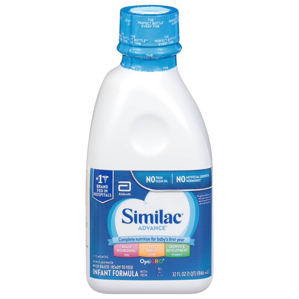 Similac Advance Infant Formula With Iron, 0-12 Months (946 ml)