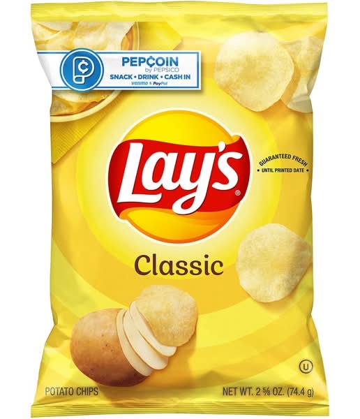 Lay's Classic Potato Chips (2.6 oz)