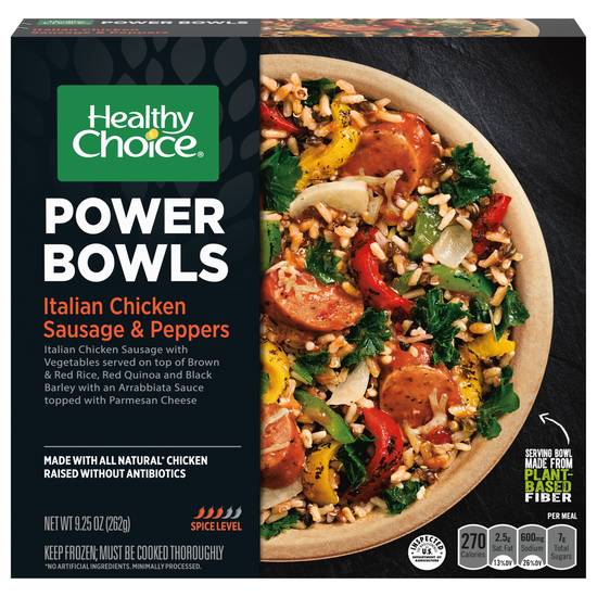 Healthy Choice Italian Chicken Sausage & Peppers Power Bowls
