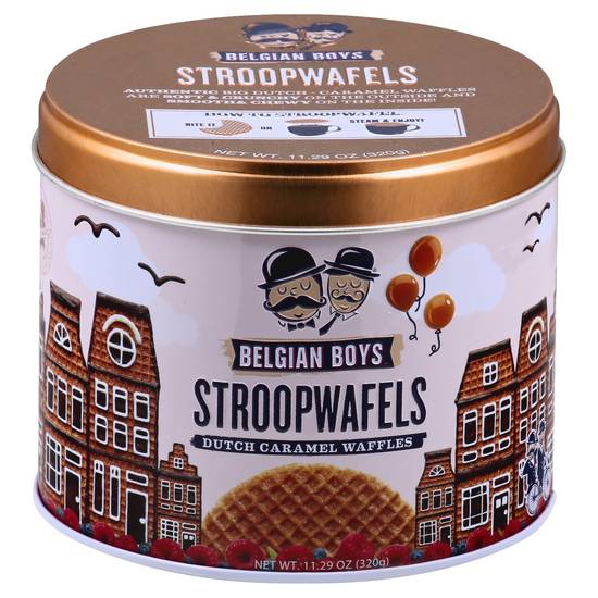 Belgian Boys Stroopwafels Dutch Caramel Waffles (11.29 oz)