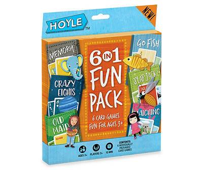 Hoyle Kids 6-in-1 Fun pack Card Games For Age 3+
