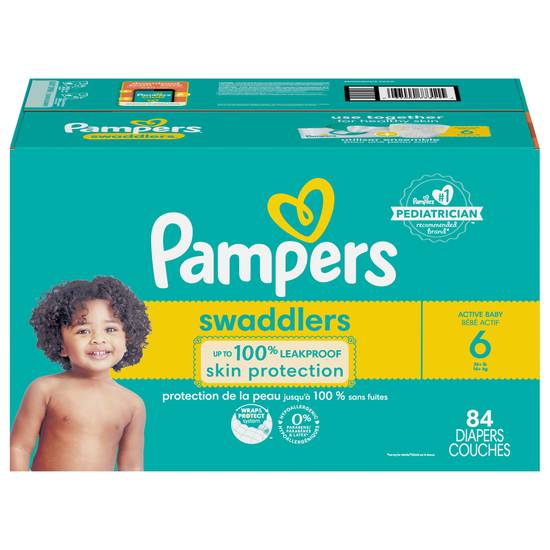 Pampers Swaddlers Diapers Size 6 (84 ct)