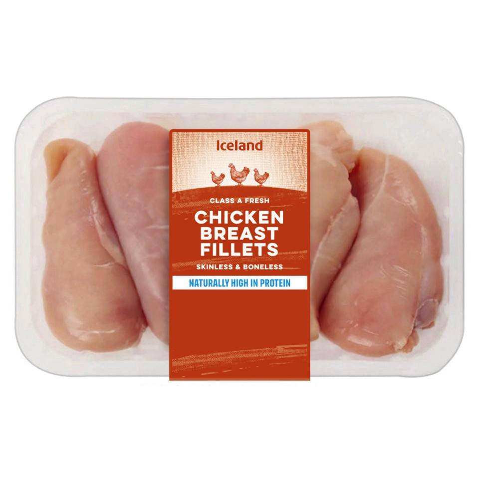 Iceland Chicken Breast Fillets Skinless & Boneless