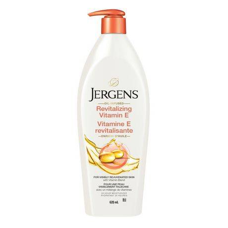 Jergens  lotion (620 ml) - revitalizing vitamin e moisturizer (620 ml)