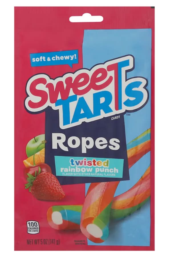 Sweetarts Twisted Rainbow Punch Ropes